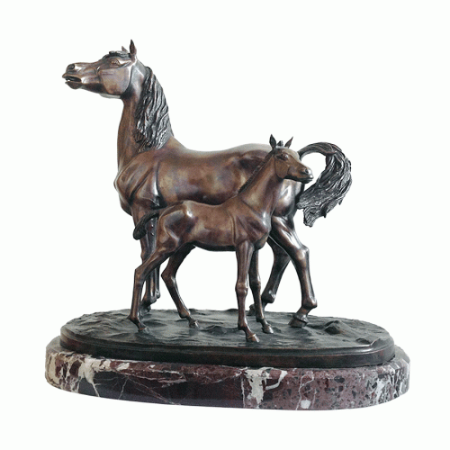 Бронзовая статуэтка | Лошади