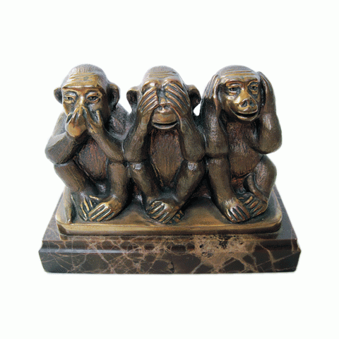 Статуэтка | Три обезьяны